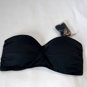 Kona Sol Black Swim Top Size D/DD